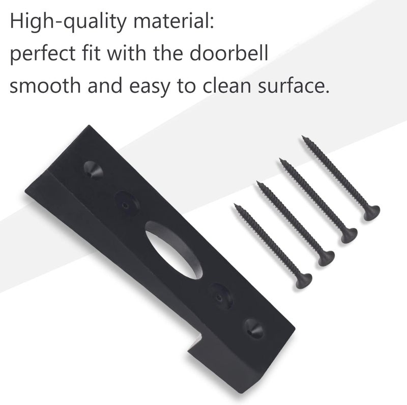 Haiouus Doorbell Vinyl Siding Mount Angle Adjustment Wedge, for Google Nest Doorbell Siding Mount Fits Gen 2 And Wired, Solve The Problem Of The Doorbell Facing up - Adjust The Right Angle - Image 5